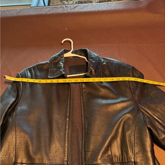 IZOD Soft Black Leather Men’s Jacket - Picture 10 of 10